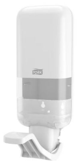 564100 Tork Dispensador para Sabonete e Desinfetante com Alavanca de Cotovelo Branco